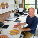 Martin Smith in his studio in London 2016